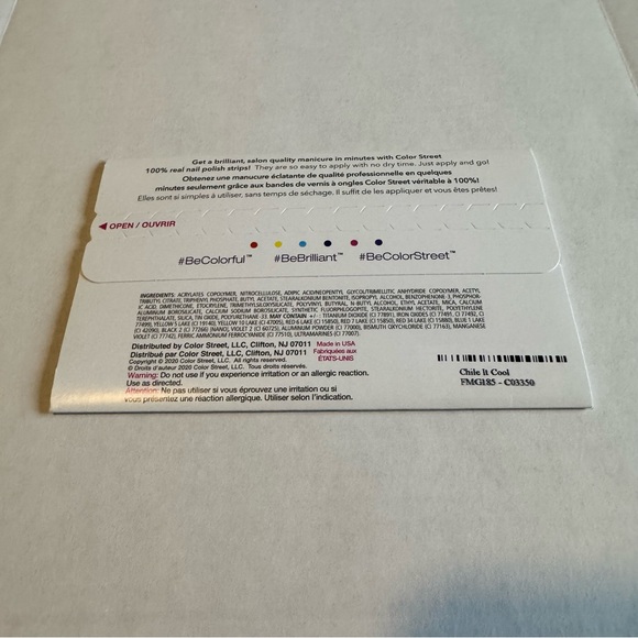 *Retired* Color Street: Chile It Cool | Red Glitter Fuchsia Pink Gold Fall Party - Picture 4 of 12